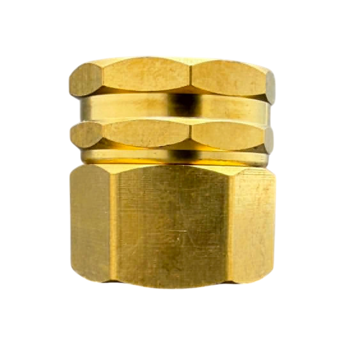 USA Grazing Systems 3/4 inch brass swivel female hose adapter for durable farm and garden watering connections