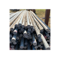 USA Grazing Systems 1.25 inch uncoated fiberglass rod posts stacked for permanent electric livestock fencing