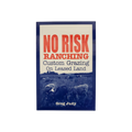 USA Grazing Systems book cover for No Risk Ranching by Greg Judy featuring cattle grazing in a field