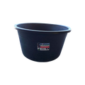 USA Grazing Systems Tuff Stuff 54-gallon black round livestock water tub for farm and ranch use