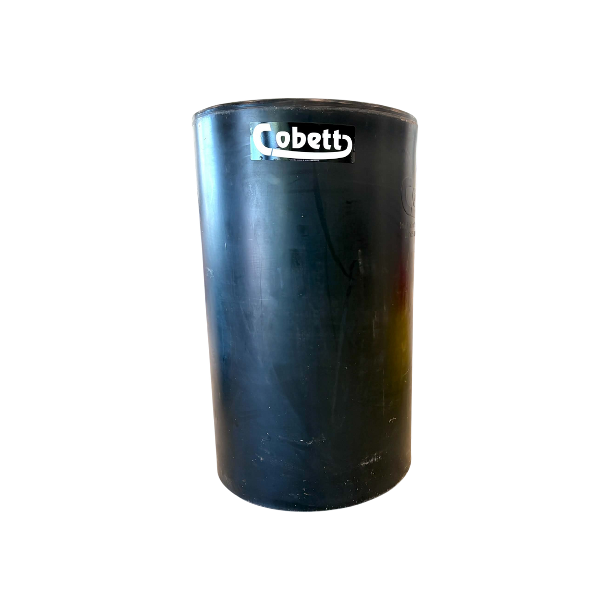 USA Grazing Systems Cobett Model LB energy-free livestock waterer with a durable black cylindrical design
