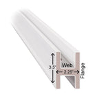 Timeless Rigid PVC H-Post 3.25"