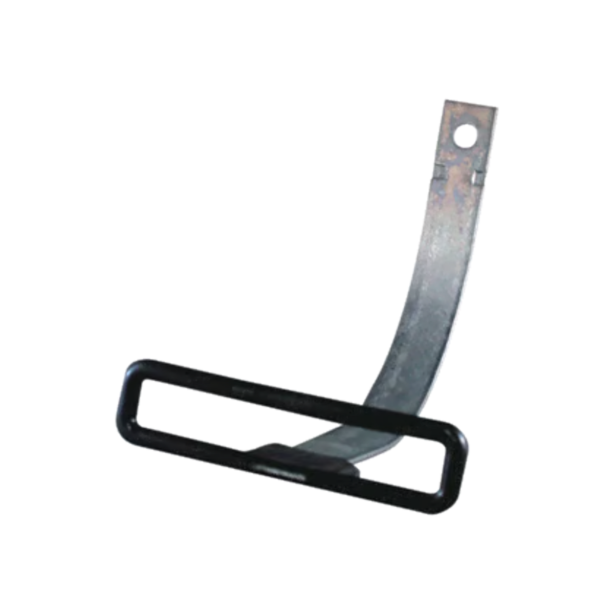 USA Grazing Systems O'Brien heavy-duty metal reel guide with a black plastic loop for agricultural fencing