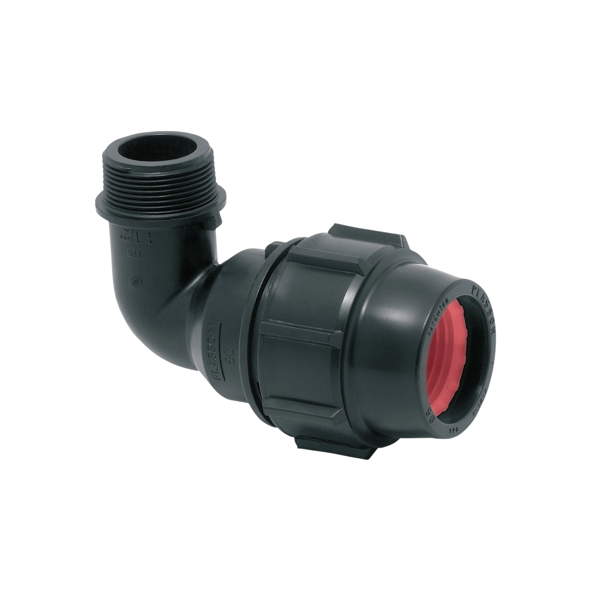 Plasson Male 90-Degree Elbow IPS-OD (ASTM D3035)