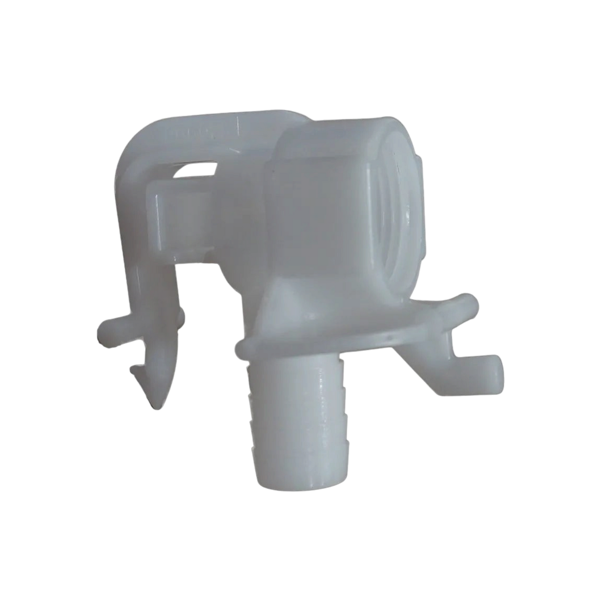 USA Grazing Systems Ritchie 3/4 inch white plastic replacement valve assembly with integrated mounting bracket