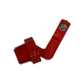 USA Grazing Systems Ritchie 1/2 inch medium pressure replacement water control valve in red for livestock waterers