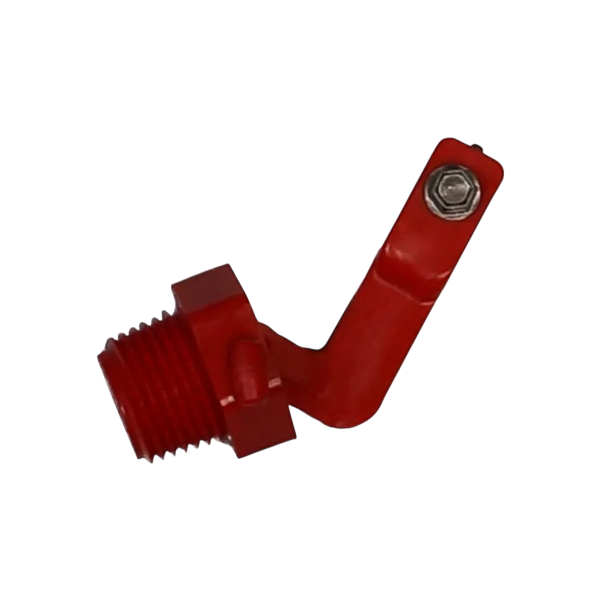 USA Grazing Systems Ritchie 1/2 inch medium pressure replacement water control valve in red for livestock waterers