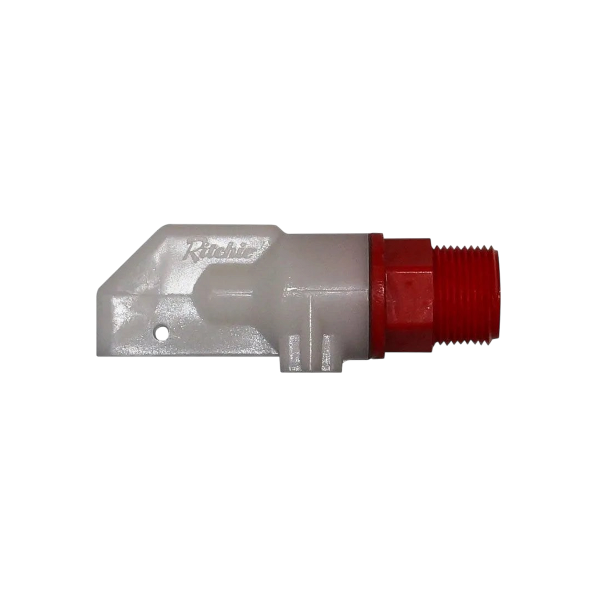 USA Grazing Systems Ritchie 3/4 inch male replacement valve for automatic livestock waterers with red pressure fitting