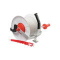 USA Grazing Systems Taragate geared reel loaded with 400m of 3mm Tarabraid Plus mixed metal polybraid for electric fence
