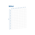USA Grazing Systems 12.5 gauge high-tensile woven wire fence diagram showing 48-inch height and 4-inch stay spacing.