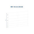 USA Grazing Systems 12.5 gauge high-tensile woven wire fence diagram showing 7 horizontal wires and 36 inch height