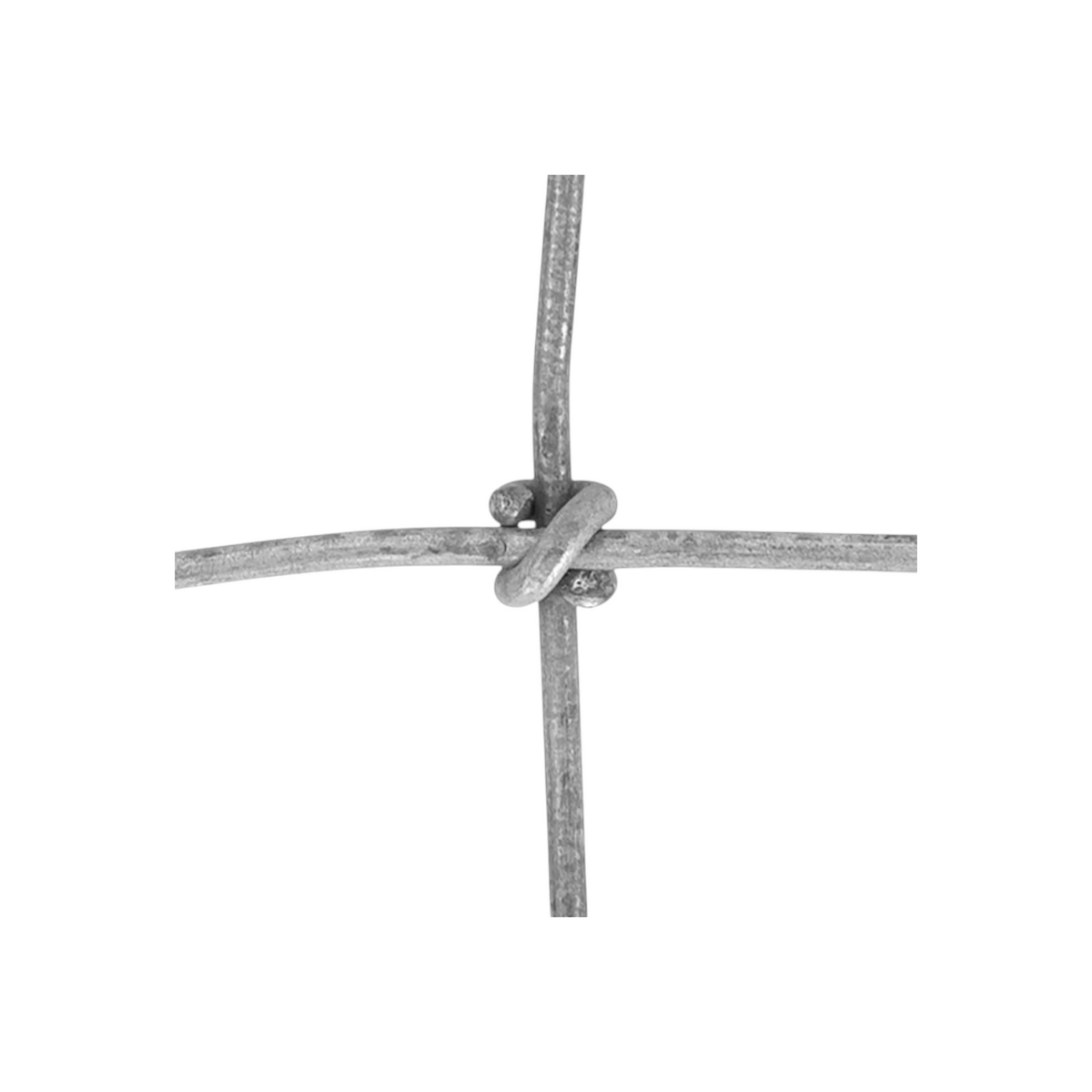 USA Grazing Systems 12.5 gauge high-tensile woven wire fence showing the durable Fast-Lock S-Knot back view