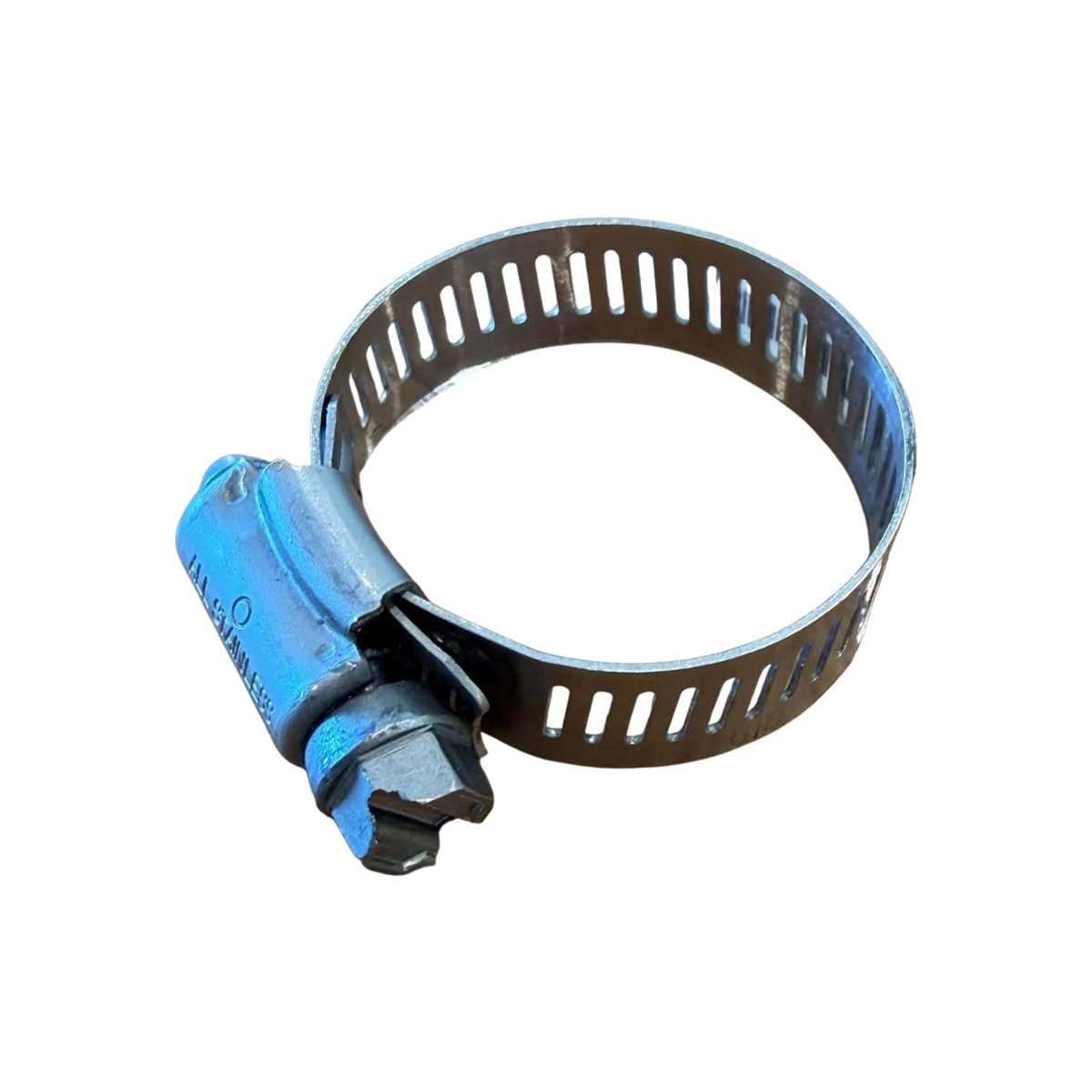 USA Grazing Systems stainless steel adjustable hose clamp for secure plumbing and irrigation connections