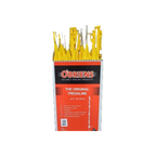 USA Grazing Systems O'Brien's Tredaline yellow electric fence posts in a bulk display box of 50 units