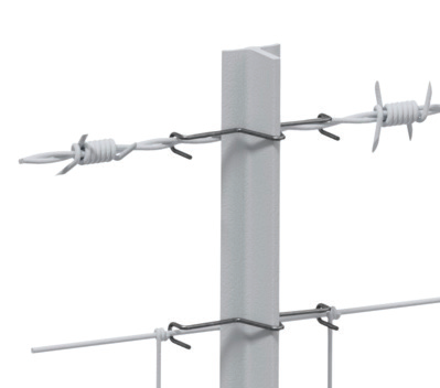 LOCKJAWZ T-Post Spring Wire Clip, 50 pk