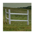 USA Grazing Systems Timeless Super H Corner white fence assembly for high-tension livestock and electric fencing