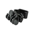USA Grazing Systems Fencer's Choice black plastic T-post claw insulator for electric fencing