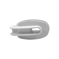 USA Grazing Systems Fencer's Choice white fiberglass-reinforced bull-nose insulator for high-tensile electric fencing.