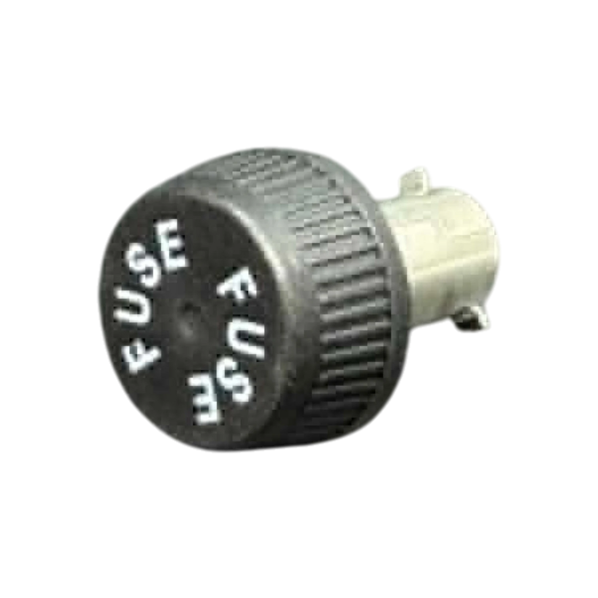 USA Grazing Systems Cyclops 1/4 inch black plastic fuse holder cap for electric fence energizer maintenance