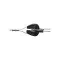 USA Grazing Systems KIWI Double-U Insulator for electric fencing, featuring a durable black reinforced plastic design.