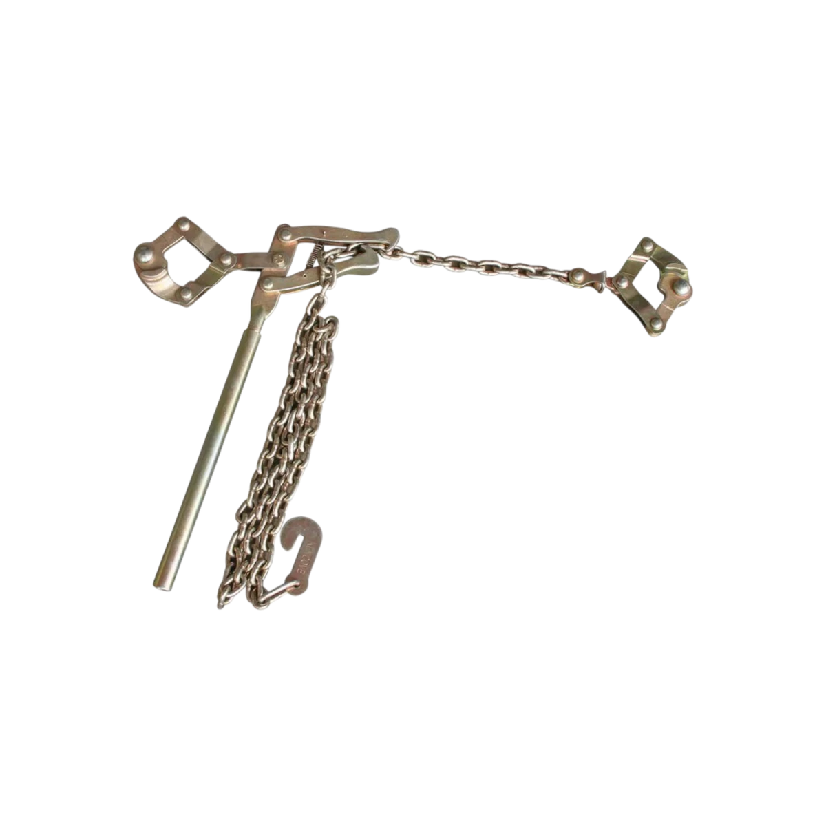 USA Grazing Systems Fencer's Choice heavy-duty steel chain grab tool for tensioning and gripping high-tensile wire.