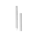 USA Grazing Systems white fiberglass electric fence post with a pointed end for easy soil installation.