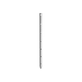 USA Grazing Systems 11/16 inch white fiberglass post with a pointed end and pre-drilled holes for fencing.