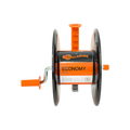 USA Grazing Systems Gallagher Economy Reel 1:1 with orange handle and black spool for electric fencing