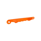 USA Grazing Systems Gallagher non-conductive orange plastic gate handle for electric fencing systems.