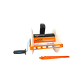 USA Grazing Systems Gallagher Large Geared Reel 3:1 with orange frame and white spool for electric fencing