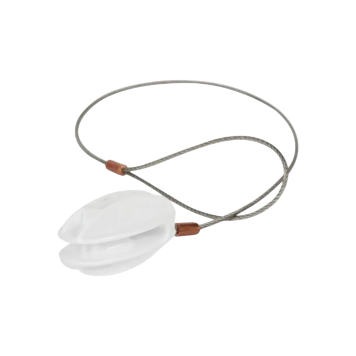 USA Grazing Systems Gallagher high strain insulator kit with white plastic insulator and steel wire loop for fencing.