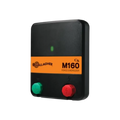 USA Grazing Systems Gallagher M160 mains-powered electric fence energizer with black housing and orange control panel