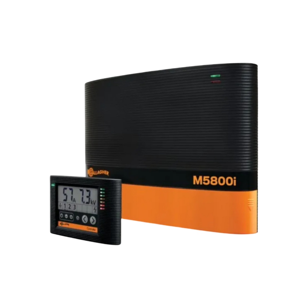 USA Grazing Systems Gallagher M5800i Energizer with digital controller for commercial electric fence monitoring