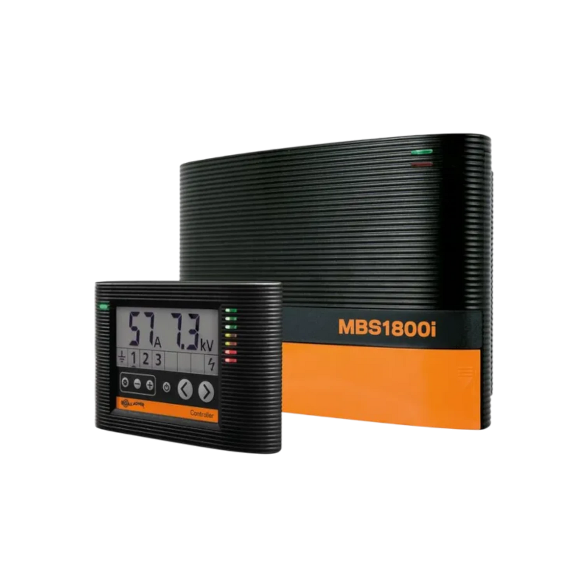 USA Grazing Systems Gallagher MBS1800i multi-powered electric fence energizer with digital controller display