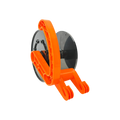 USA Grazing Systems Gallagher Mini Reel 1:1 featuring a bright orange frame and black spool for portable fencing