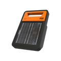 USA Grazing Systems Gallagher S30 solar energizer with integrated solar panel and orange handle for portable fencing.