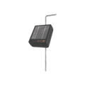 USA Grazing Systems Gallagher S6 solar electric fence energizer with integrated panel on a metal mounting stake