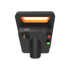 USA Grazing Systems Gallagher S60 Li solar fence energizer with orange handle, control dial, and status indicators.