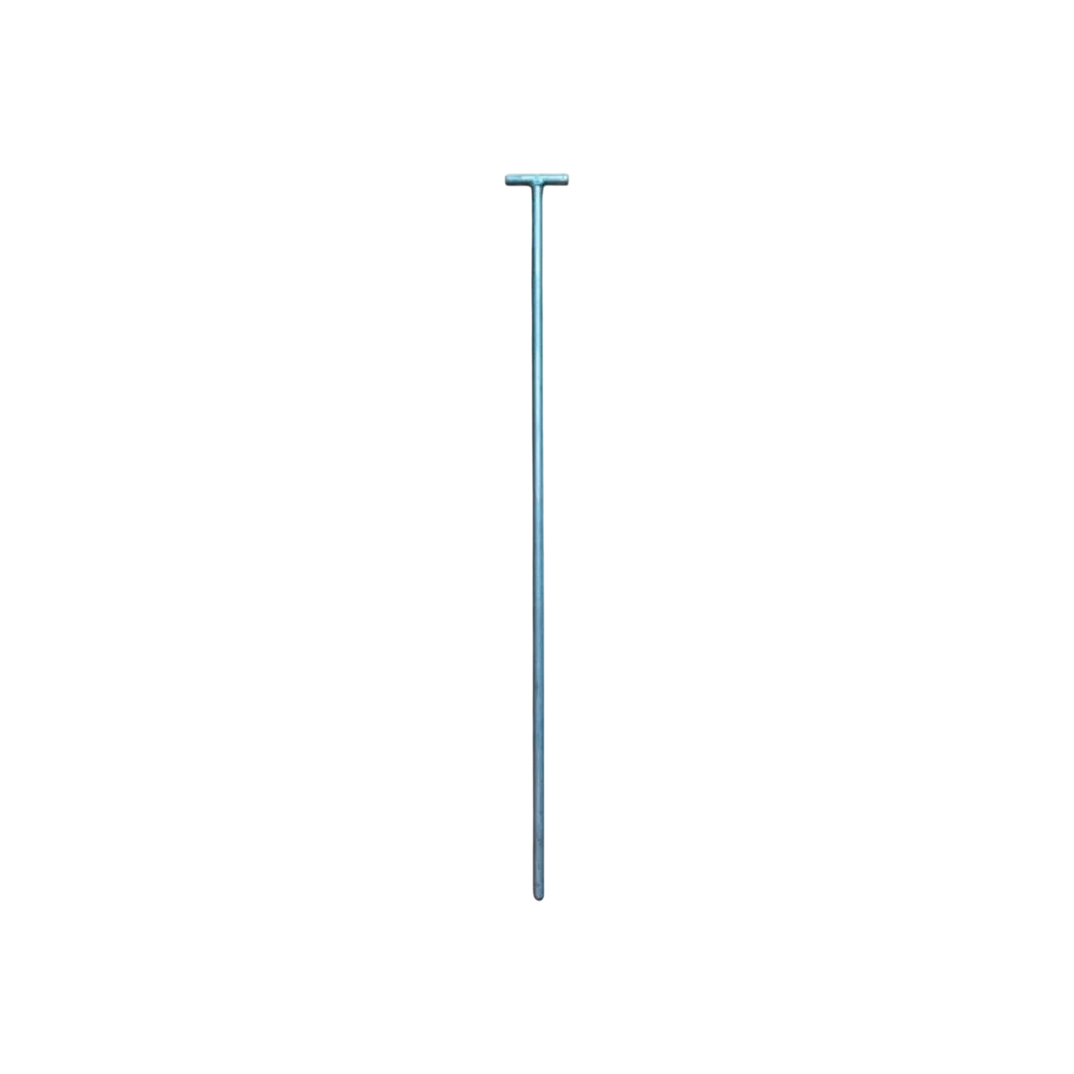 USA Grazing Systems 3-foot galvanized steel ground rod with a T-handle for portable electric fence systems.