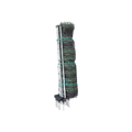 USA Grazing Systems 40-inch green electric poultry netting roll with integrated step-in posts for livestock fencing