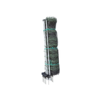 USA Grazing Systems 40-inch green electric poultry netting roll with integrated step-in posts for livestock fencing