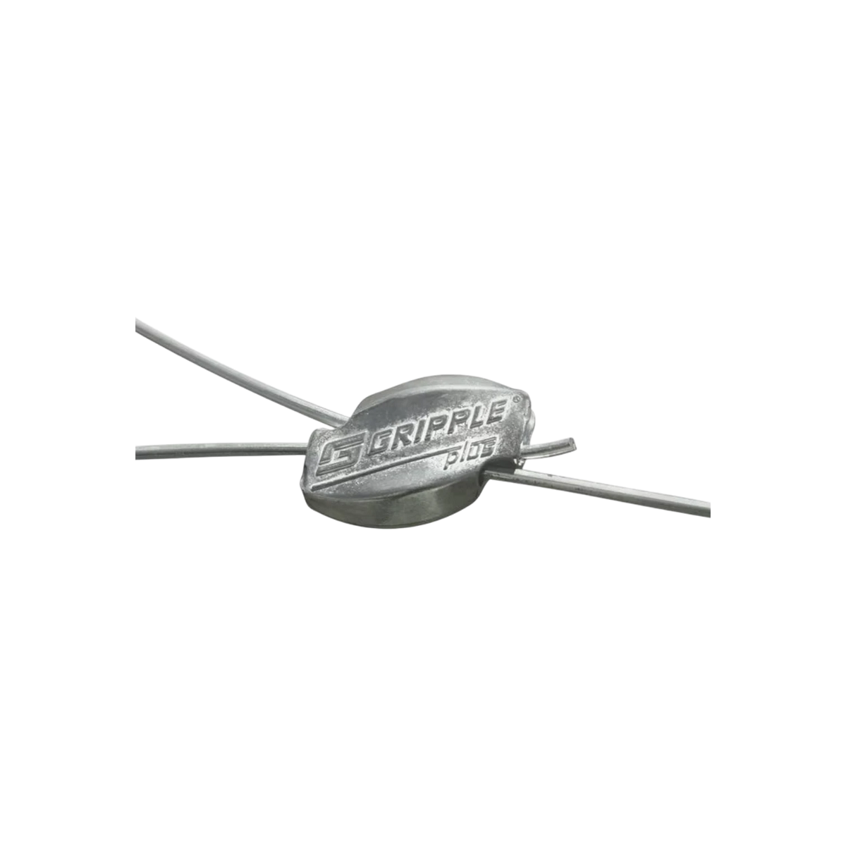 USA Grazing Systems Gripple Medium Plus wire joiner and tensioner connecting two strands of high-tensile fence wire.