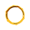 USA Grazing Systems Jobe Detach Locking Ring in bright yellow for secure valve assembly retention