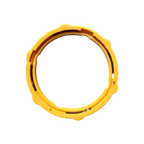 USA Grazing Systems Jobe Detach Locking Ring in bright yellow for secure valve assembly retention
