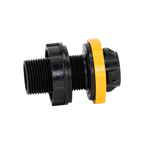 USA Grazing Systems Jobe Detach Tail Long version for livestock watering systems with black and yellow fittings