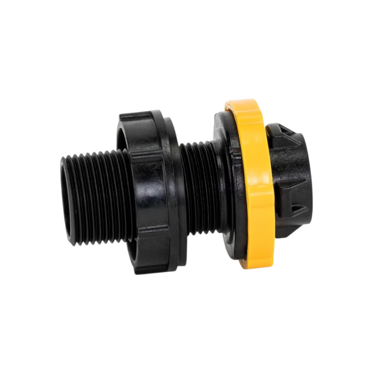 USA Grazing Systems Jobe Detach Tail Long version for livestock watering systems with black and yellow fittings