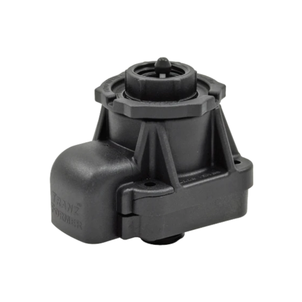 USA Grazing Systems Jobe Tranz Former 3/4 inch GHT high-flow diaphragm conversion valve for livestock water troughs.