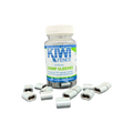 USA Grazing Systems Kiwi C34 crimp sleeves for 10.5 gauge smooth and 14-15.5 gauge barbed fence wire in a 50-pack jar.