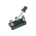 USA Grazing Systems single throw knife switch with a black base and metal blade for electric fence circuit control.