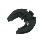 USA Grazing Systems LOCKJAWZ HD 360 black plastic T-post electric fence insulator for versatile wire positioning.